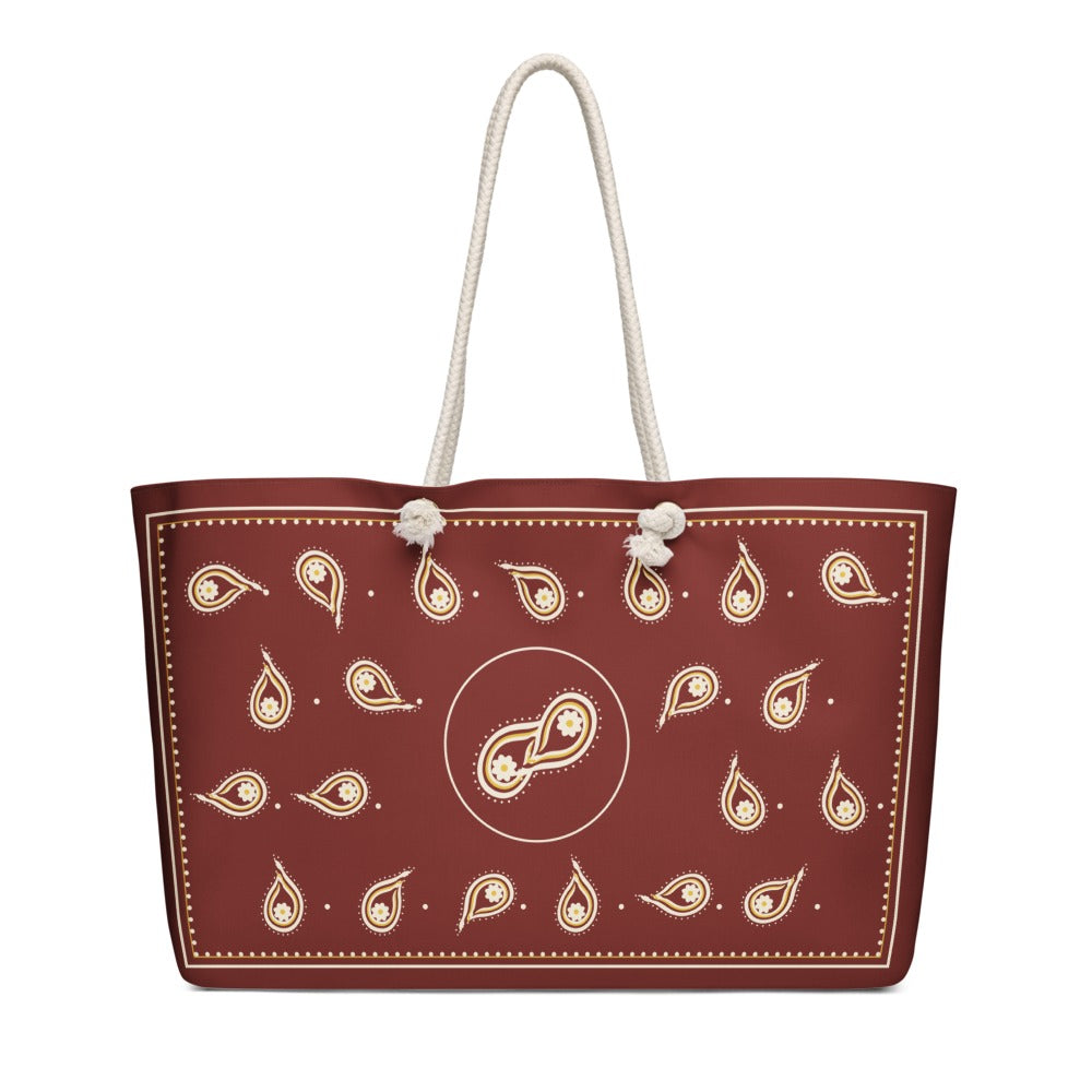 Bandana Buta — Mughal Paisley Weekender Bag — view 5