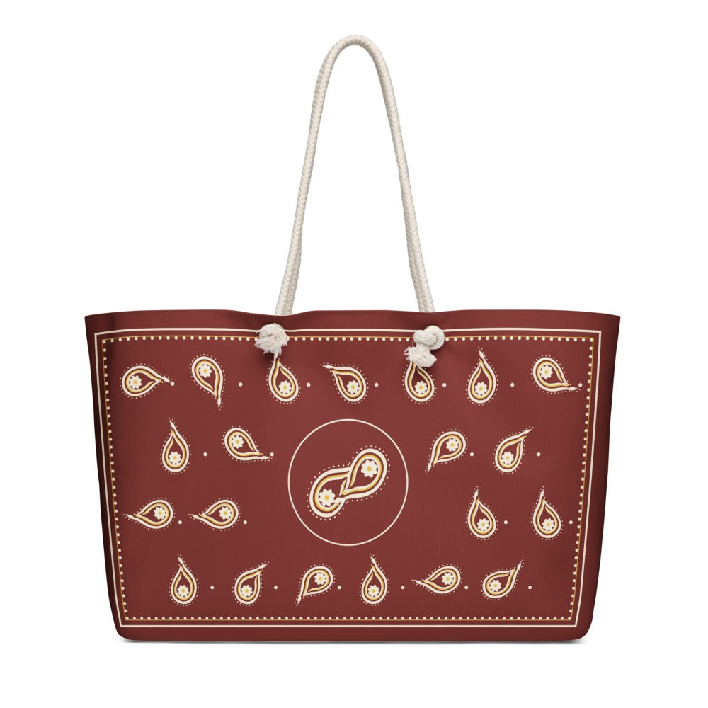 Bandana Buta — Mughal Paisley Weekender Bag — view 4