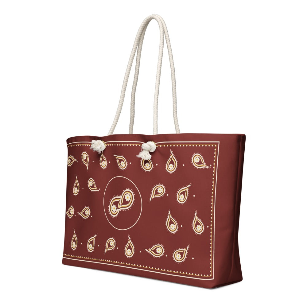 Bandana Buta — Mughal Paisley Weekender Bag — view 6