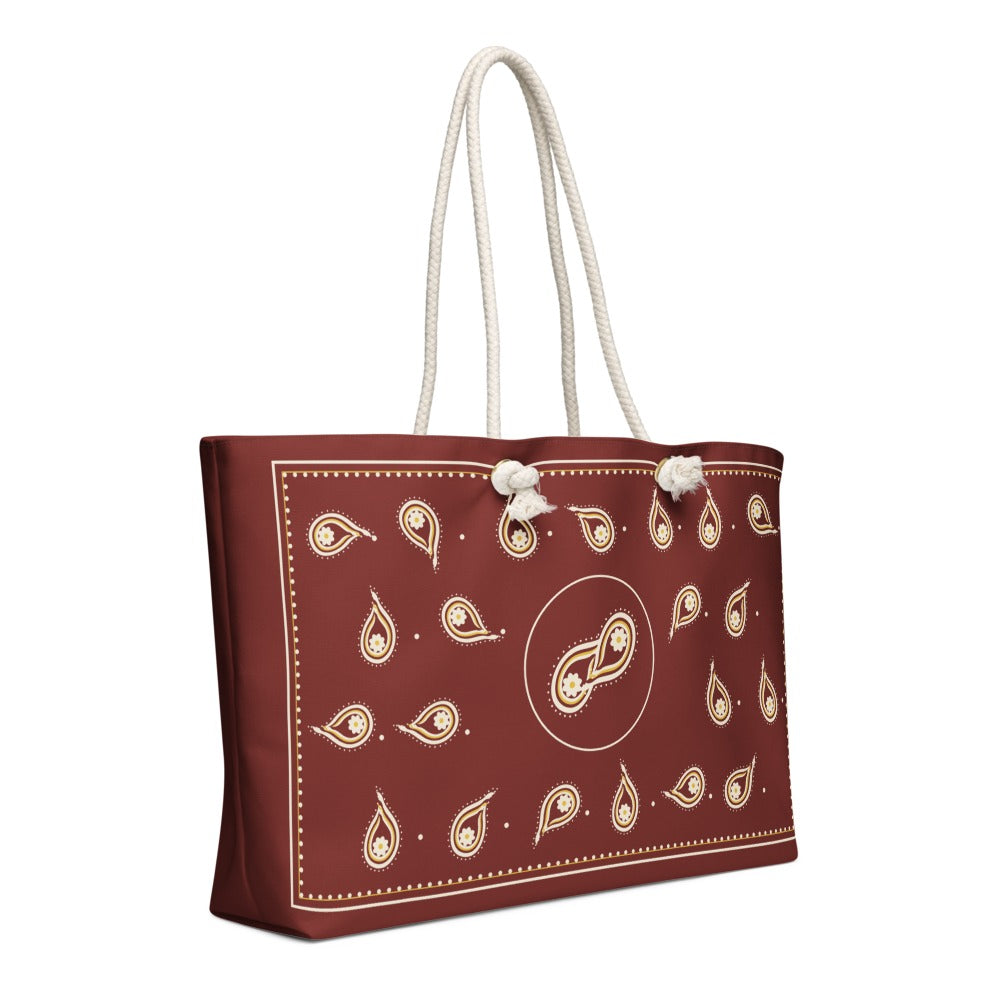 Bandana Buta — Mughal Paisley Weekender Bag — view 7