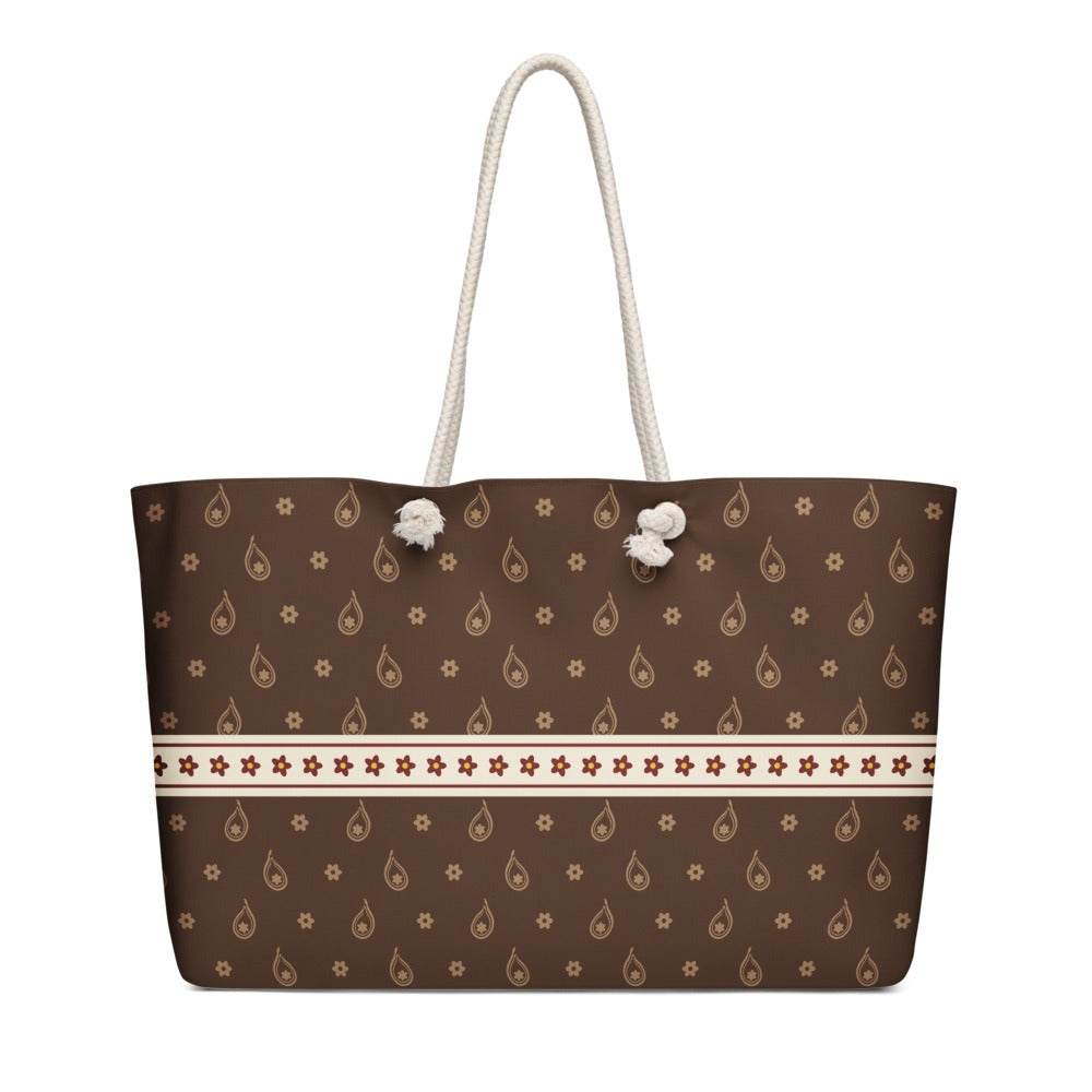 Buta Heritage Canvas — Mughal Paisley Weekender Bag — view 5
