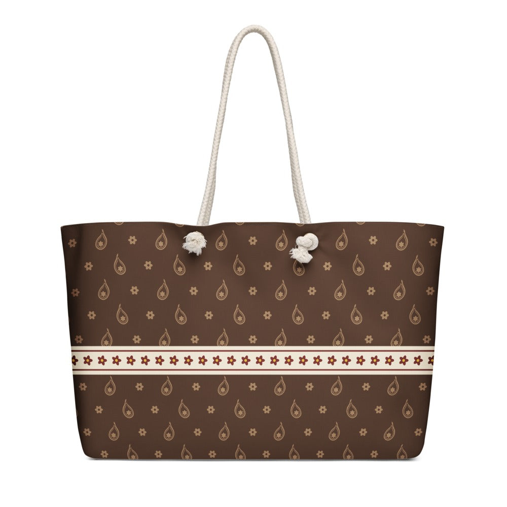 Buta Heritage Canvas — Mughal Paisley Weekender Bag — view 4
