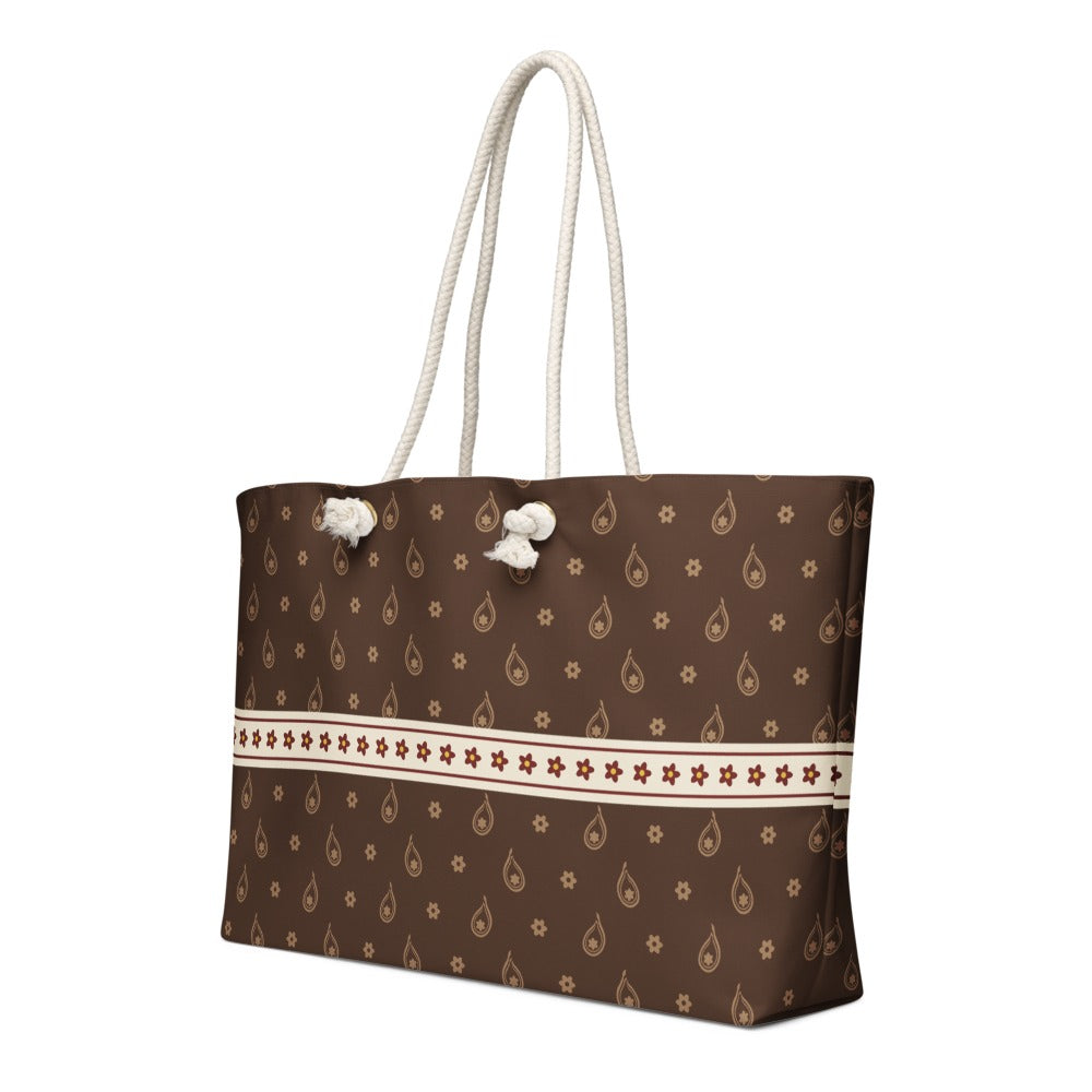 Buta Heritage Canvas — Mughal Paisley Weekender Bag — view 6