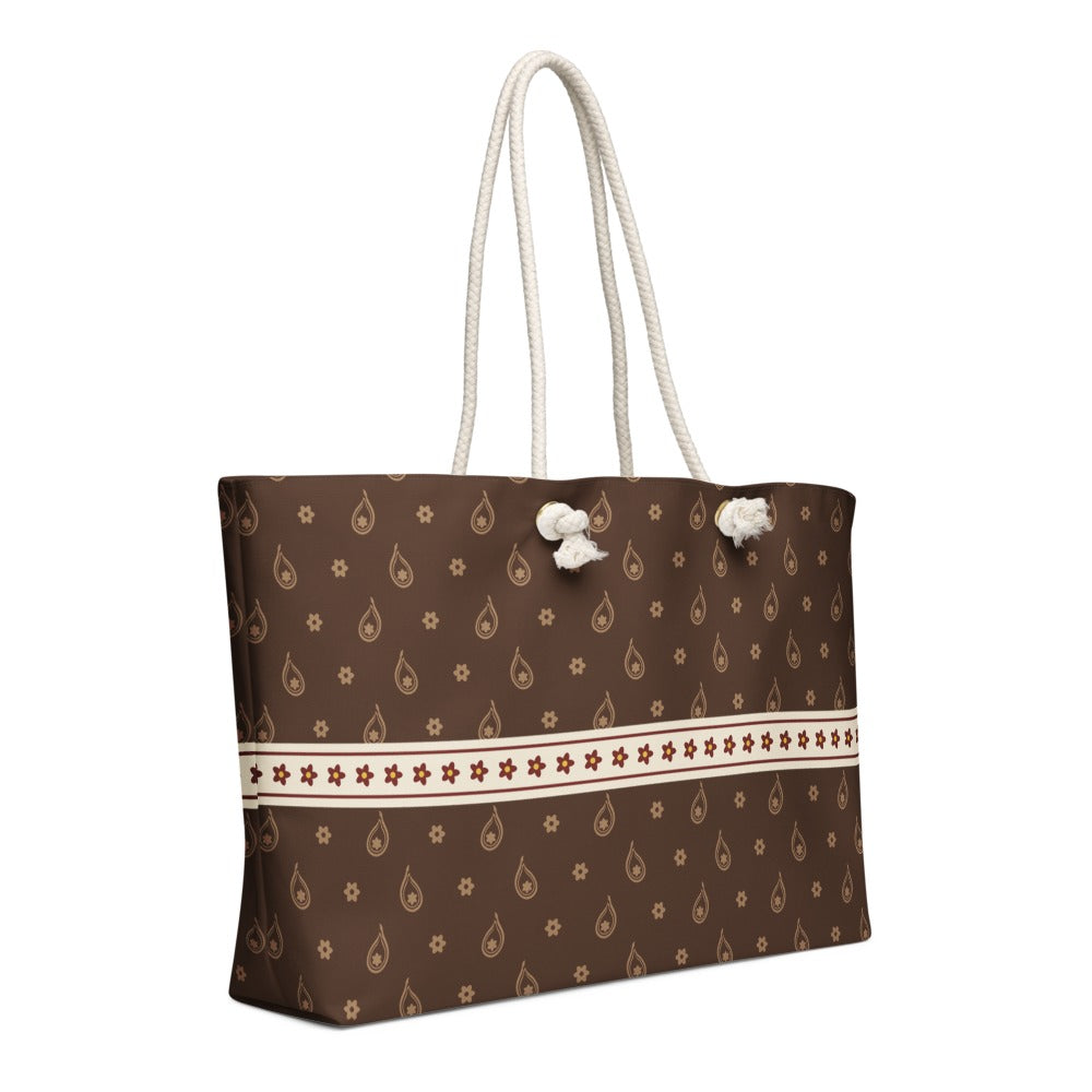 Buta Heritage Canvas — Mughal Paisley Weekender Bag — view 7