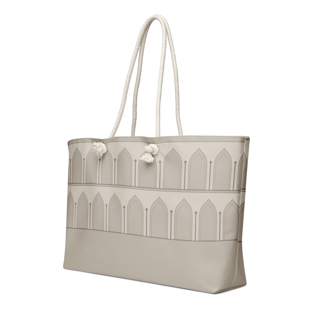 Greige Arcade — Mughal Arch Weekender Bag — view 6