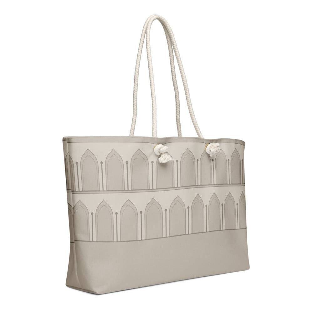 Greige Arcade — Mughal Arch Weekender Bag — view 7