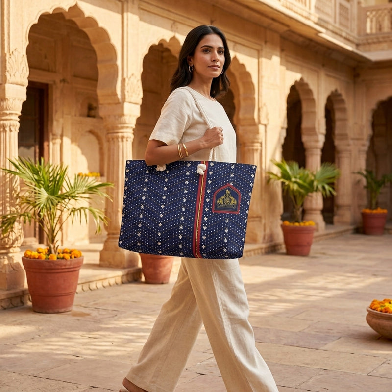 Jharokha Marquage — Crest Weekender Bag
