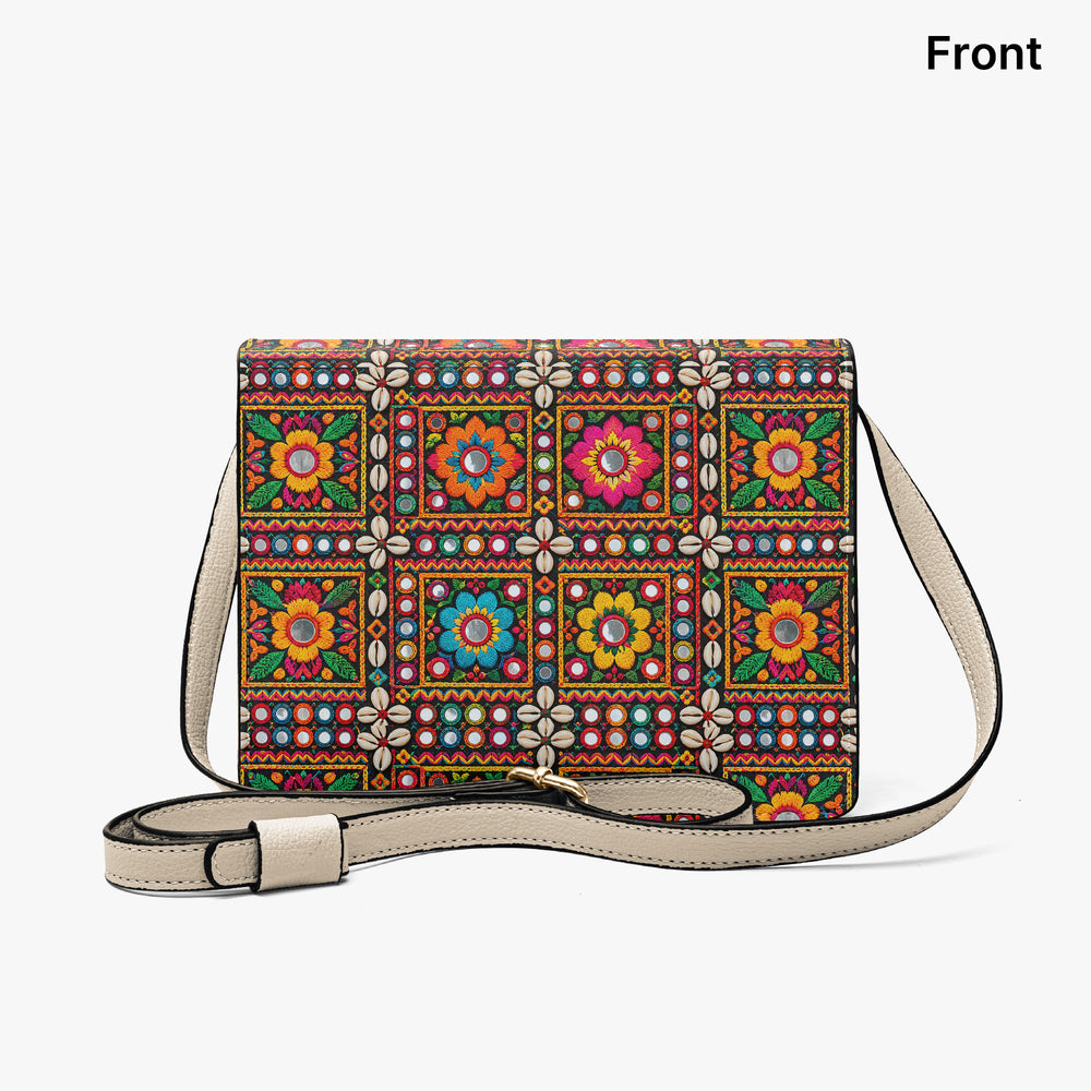 Kutch Mirror-Work — Multicolour Book Crossbody Bag — view 7