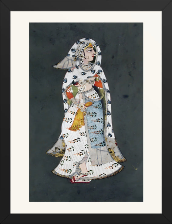 A Bundi Lady in a Floral Sari — view 15