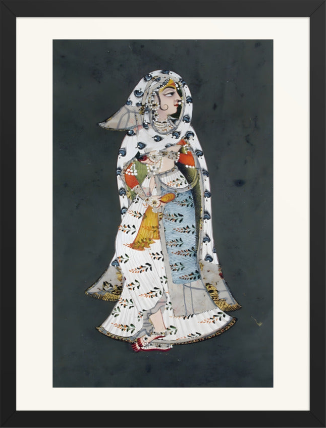 A Bundi Lady in a Floral Sari — view 16