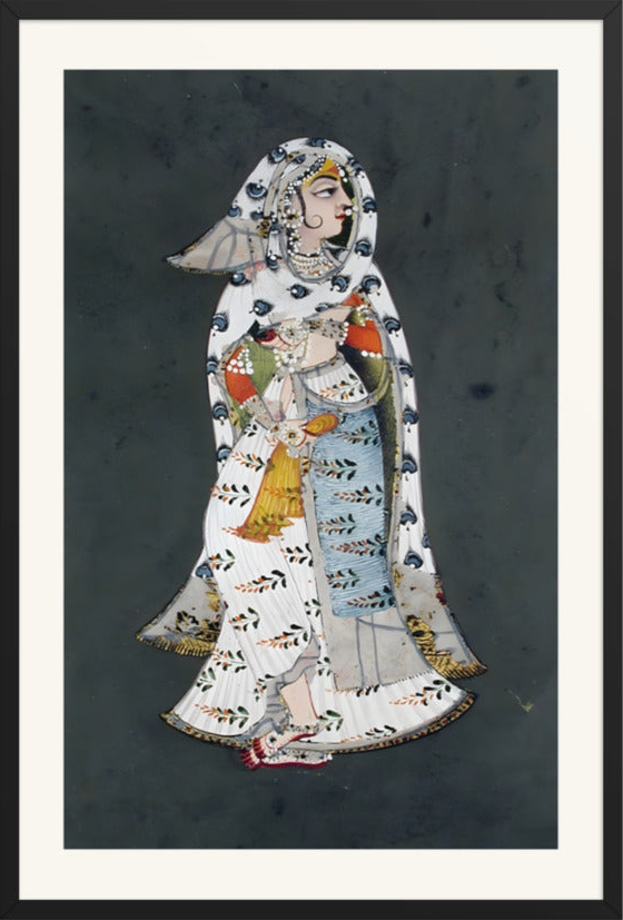 A Bundi Lady in a Floral Sari — view 17