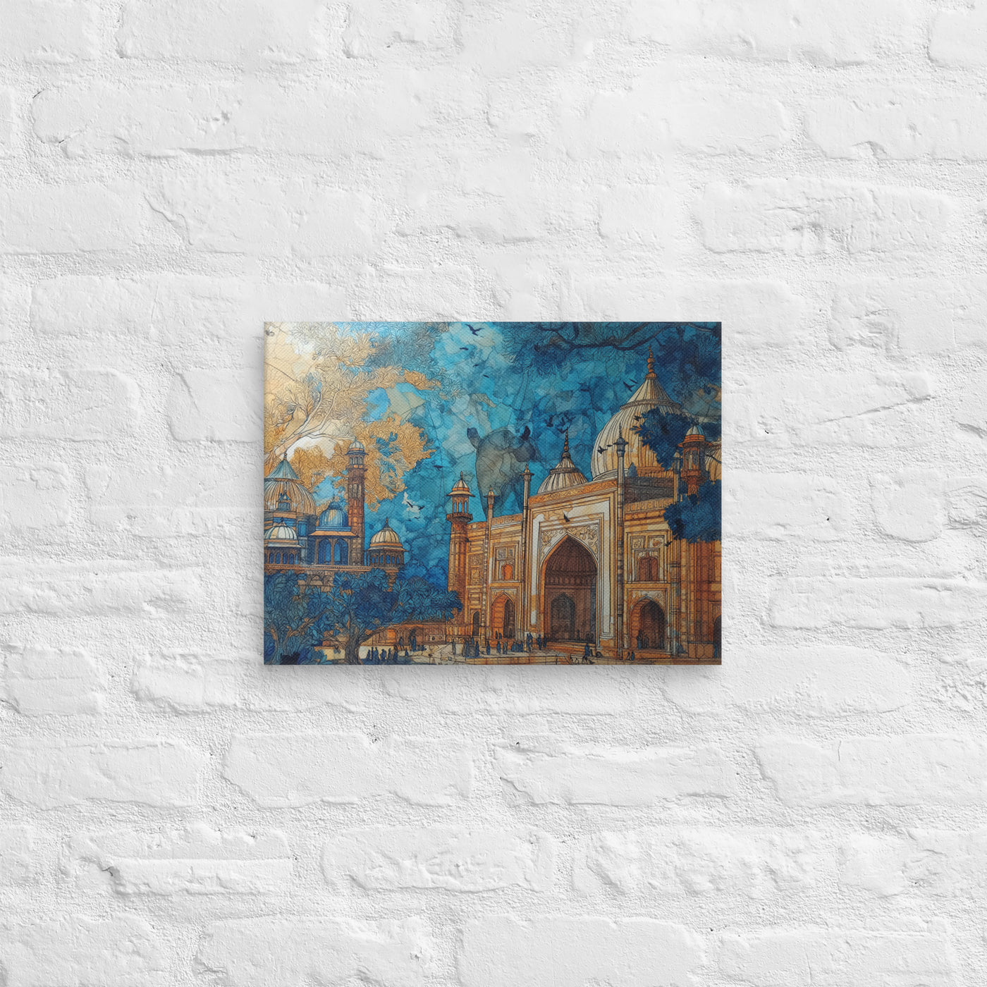 Azure Minaret Reverie – Mughal Skyline — view 2