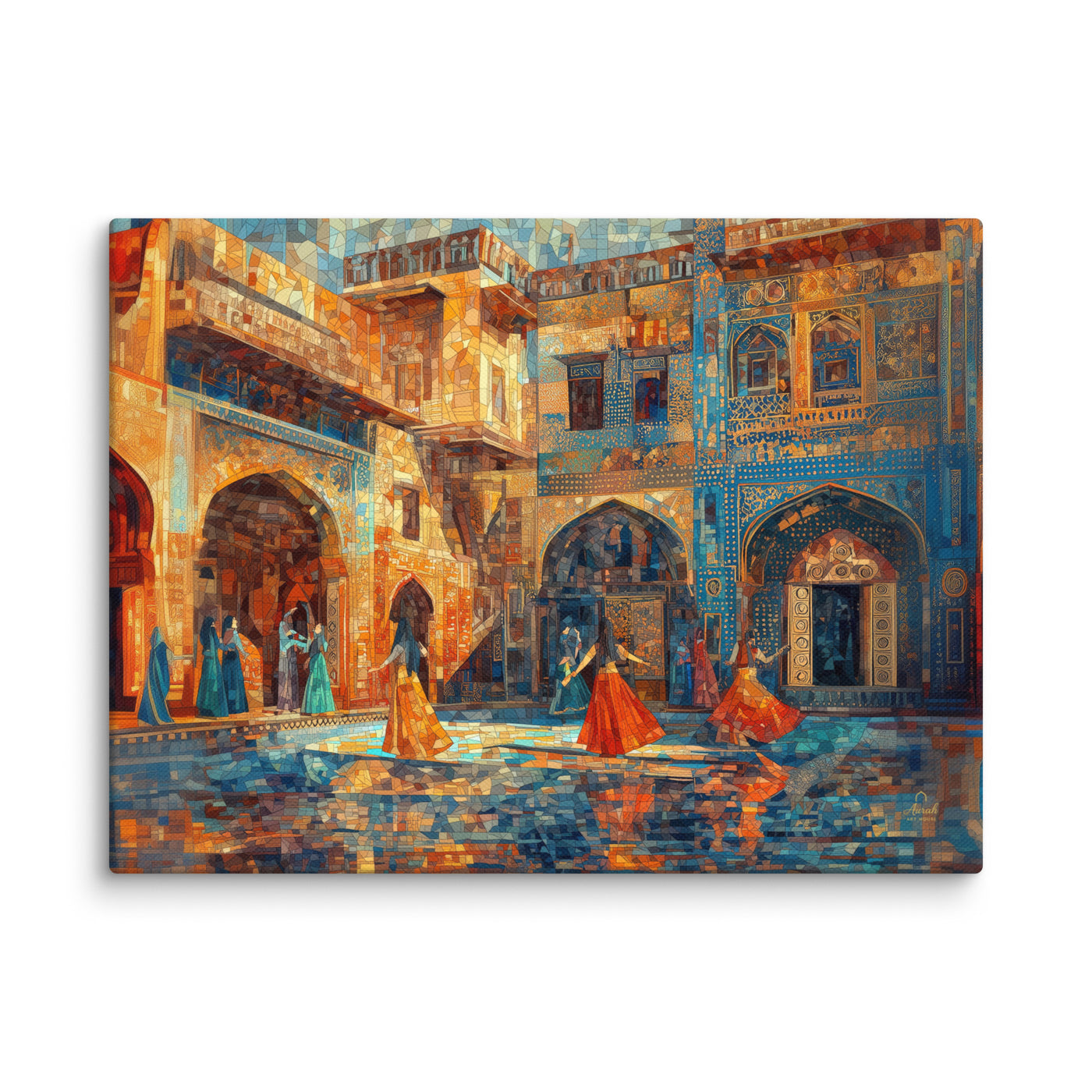 Courtyard in Color: A Mughal Mosaic Ballet — view 1