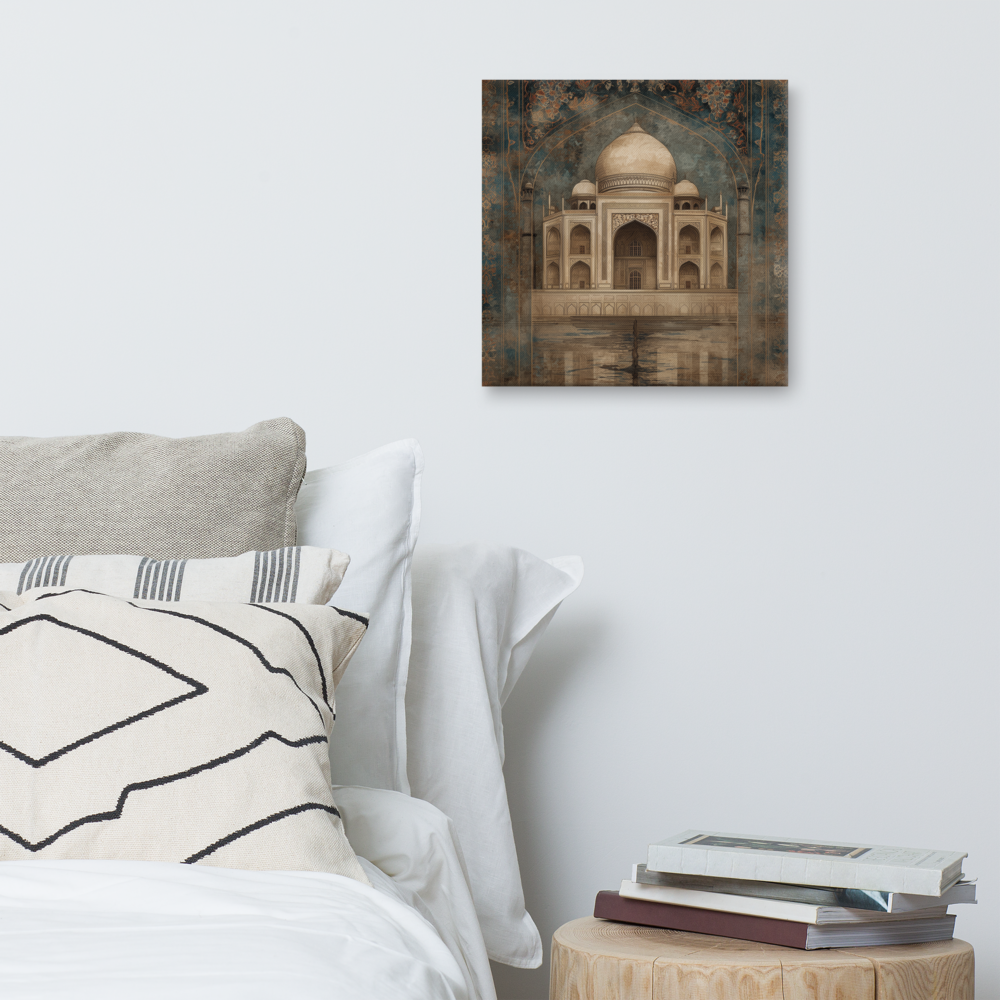 Eternal Majesty — Taj in Sepia Blue Canvas — view 5