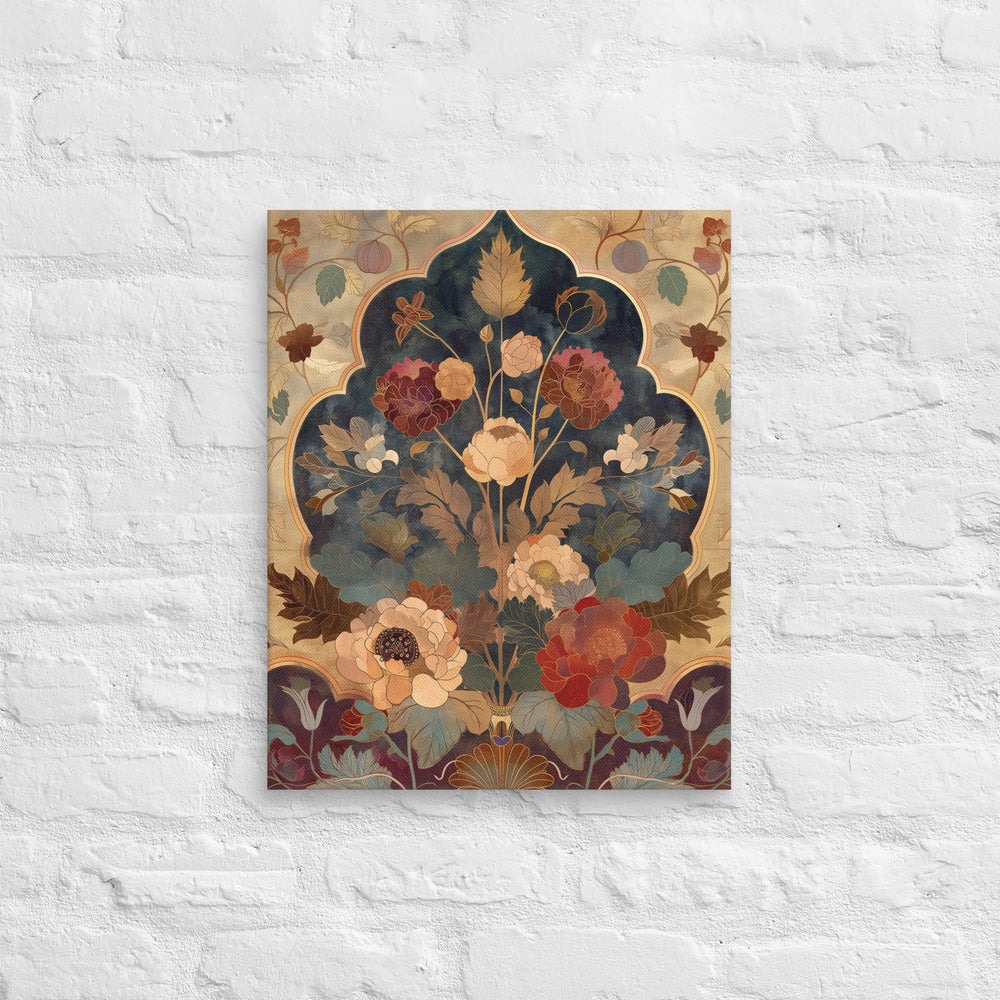 Jewel-Tone Mughal Tapestry – Colorburst Canvas Art — view 3