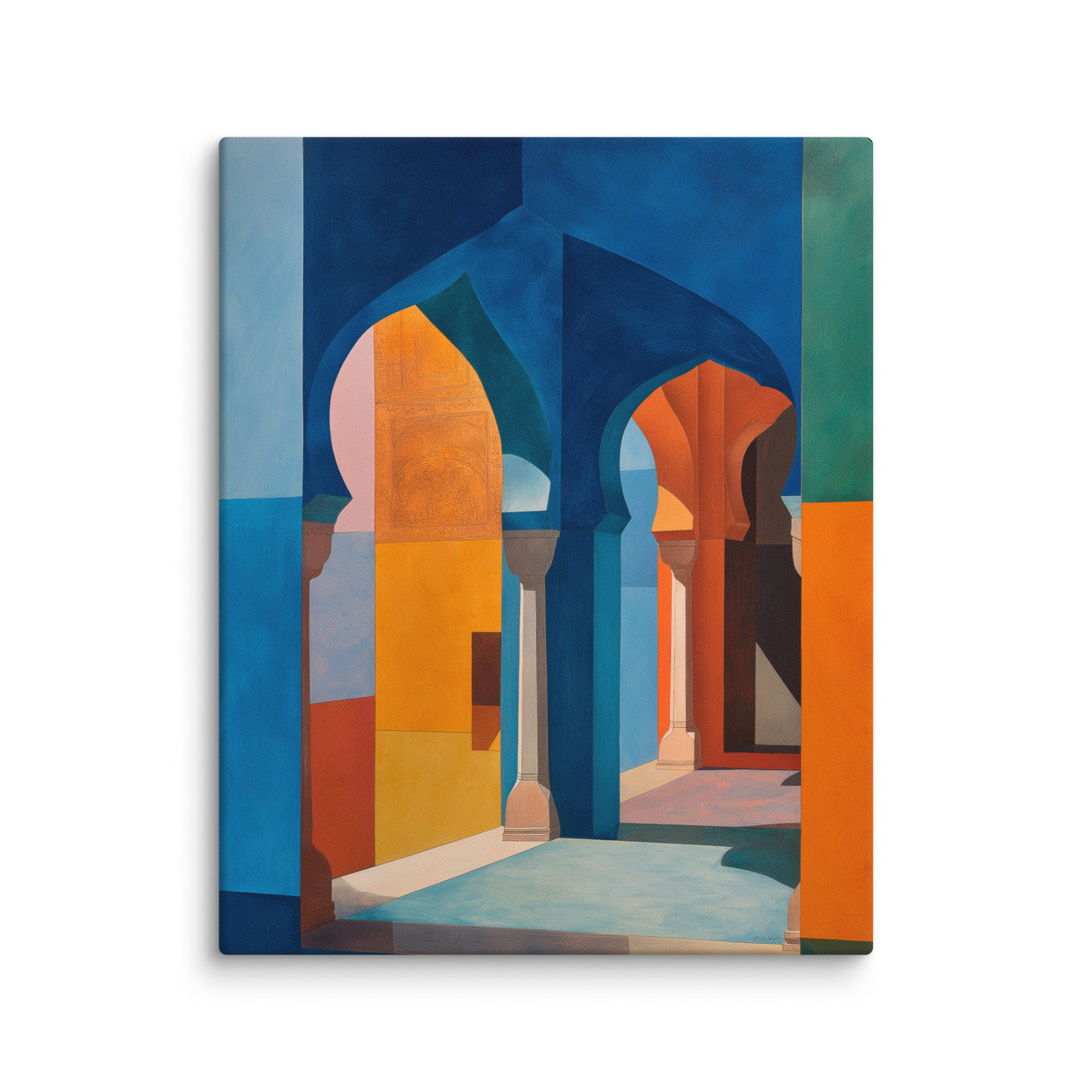Color and Shadow – Mughal Arches in Motion — view 2
