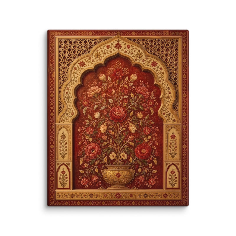 Crimson Garden Arch Canvas