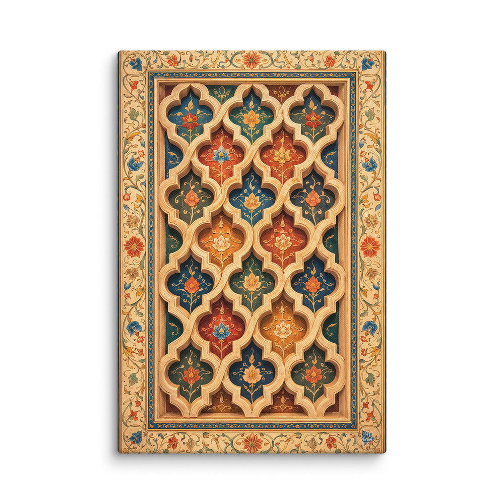 Gwaliyai Jhilmili – Gwalior Lattice Canvas — view 12