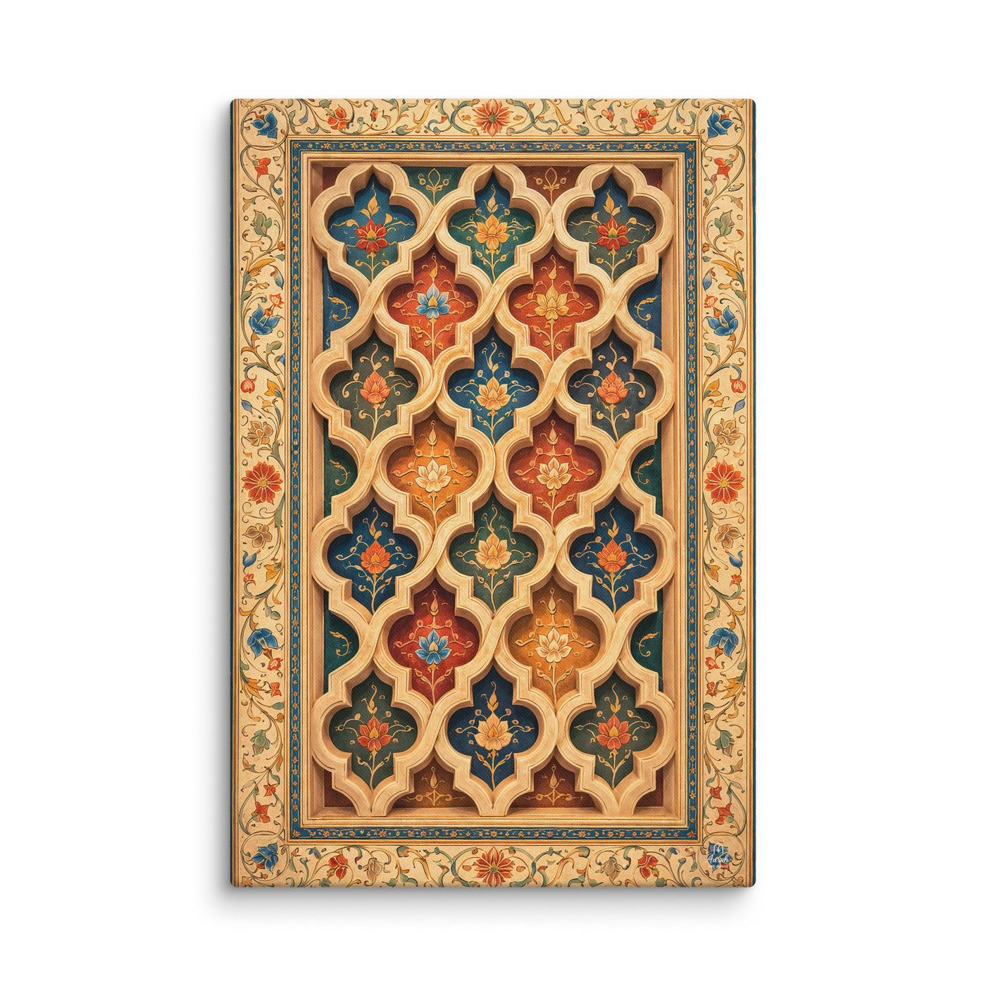 Gwaliyai Jhilmili – Gwalior Lattice Canvas — view 12