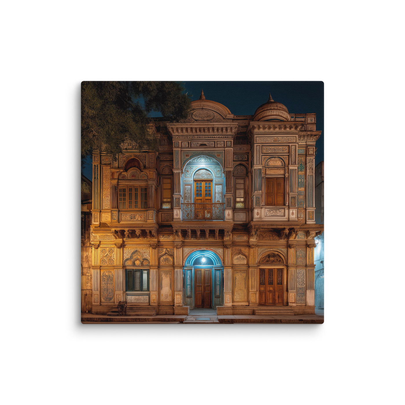 Majestic Haveli Under Moonlight — view 1