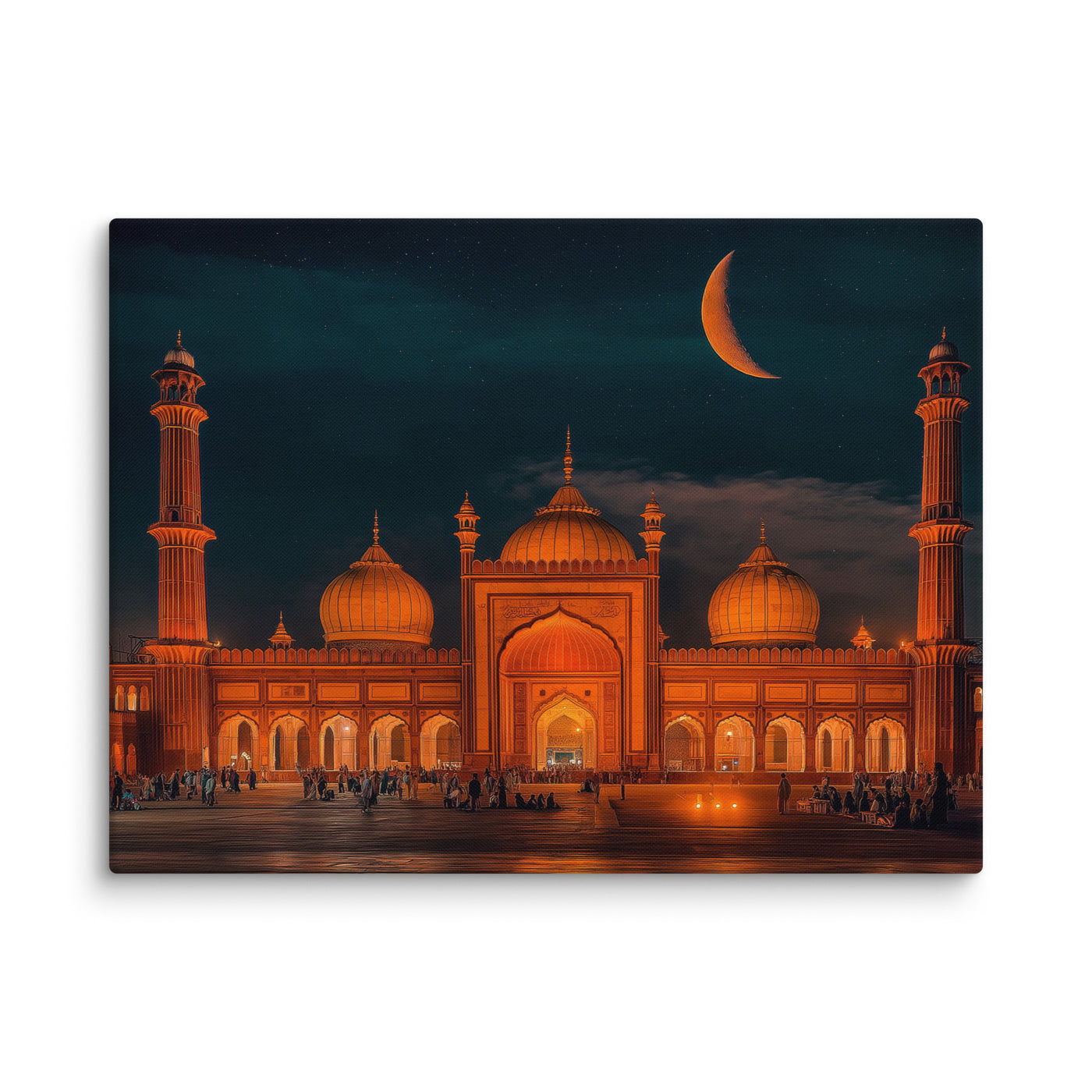 Chaand Raat Glow – Badshahi Mosque at Dusk — view 1