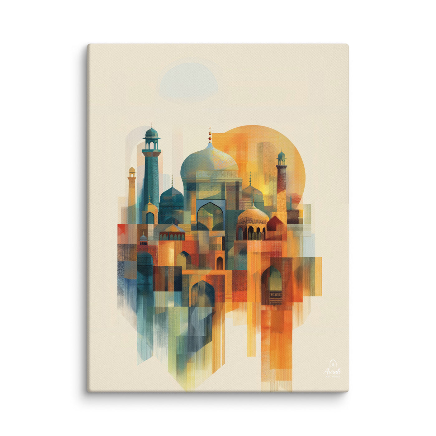 Golden Geometries of Mughal Majesty – Sunlit Abstraction — view 1