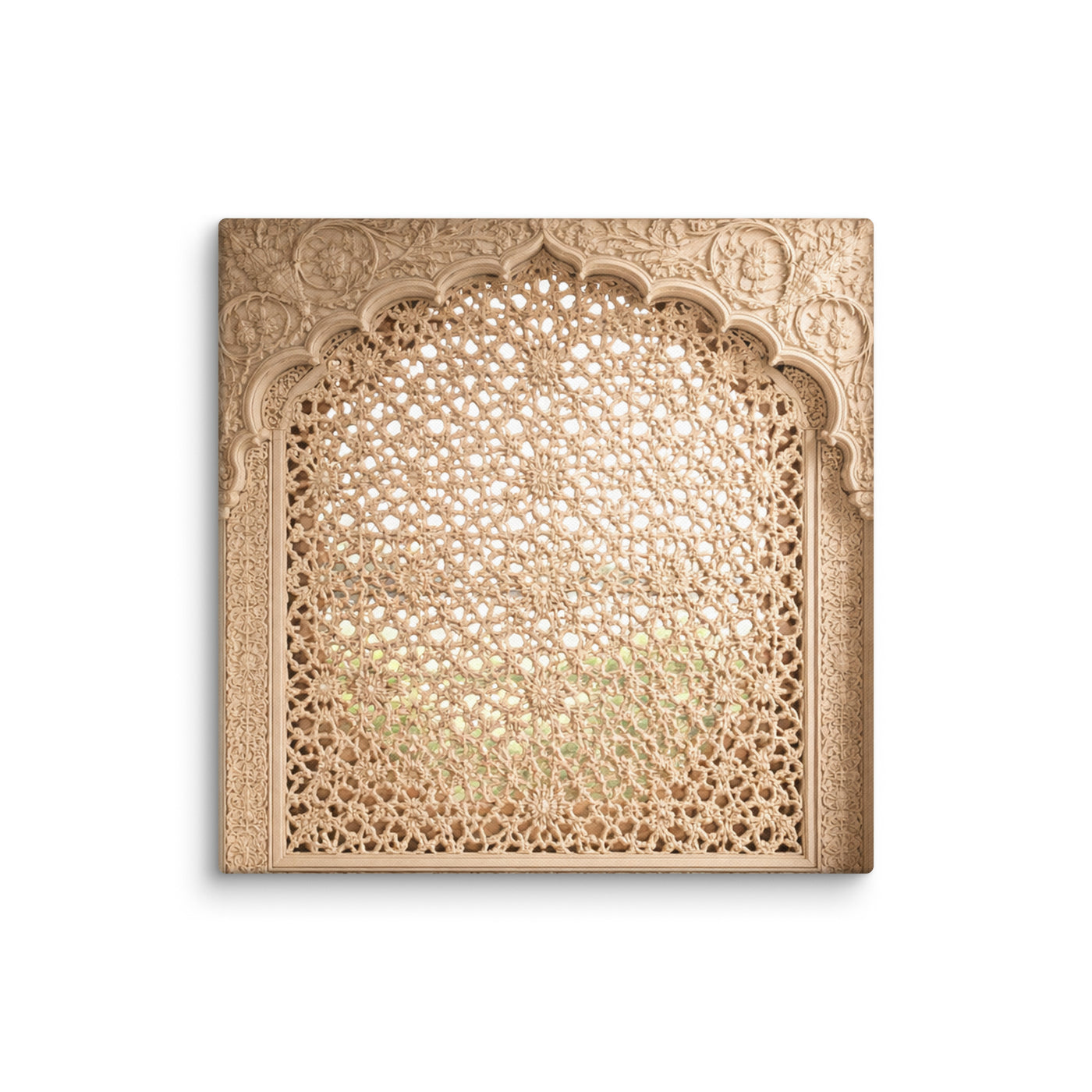 Mughal Jali Window Canvas — view 2