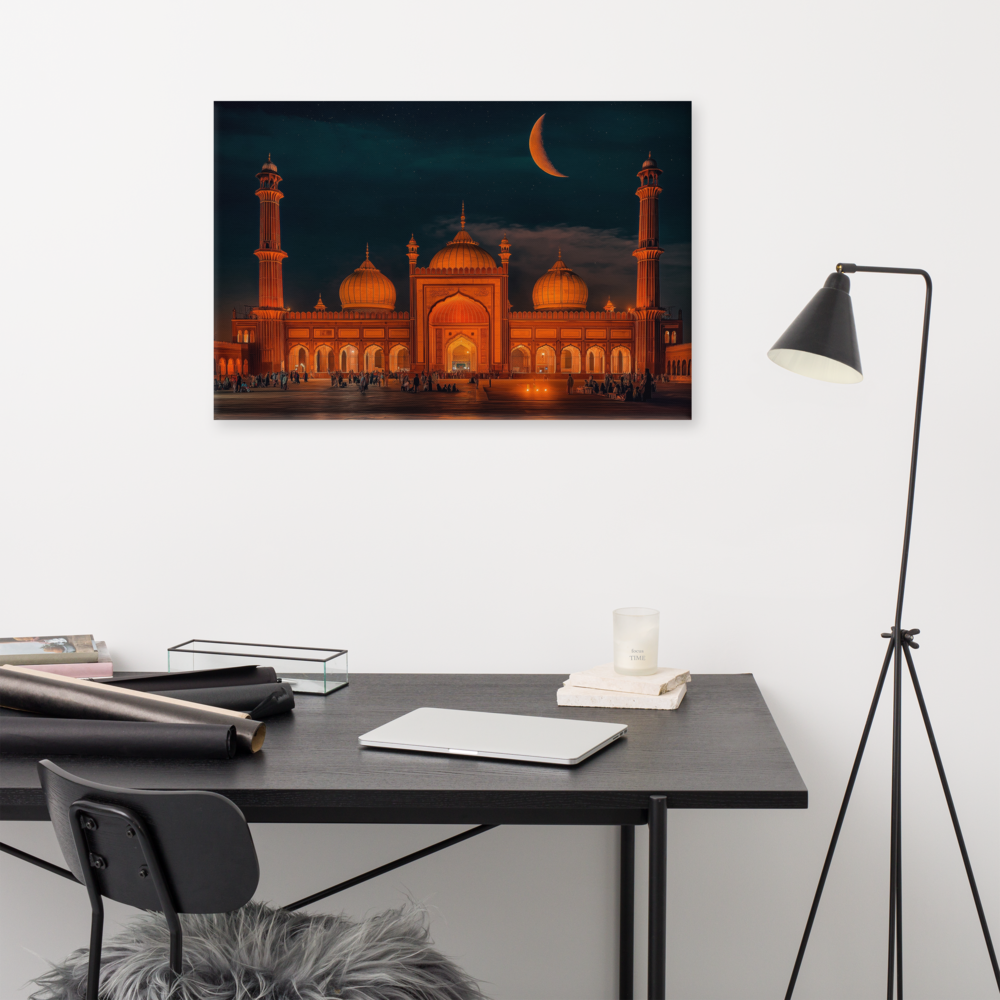 Chaand Raat Glow – Badshahi Mosque at Dusk — view 5