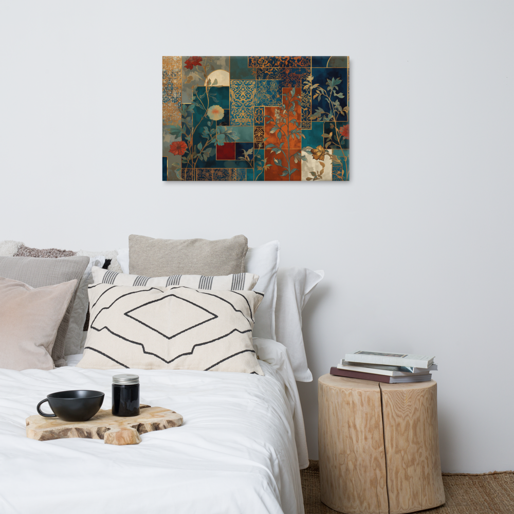 Mughal Floral Motifs Wall Art — view 6