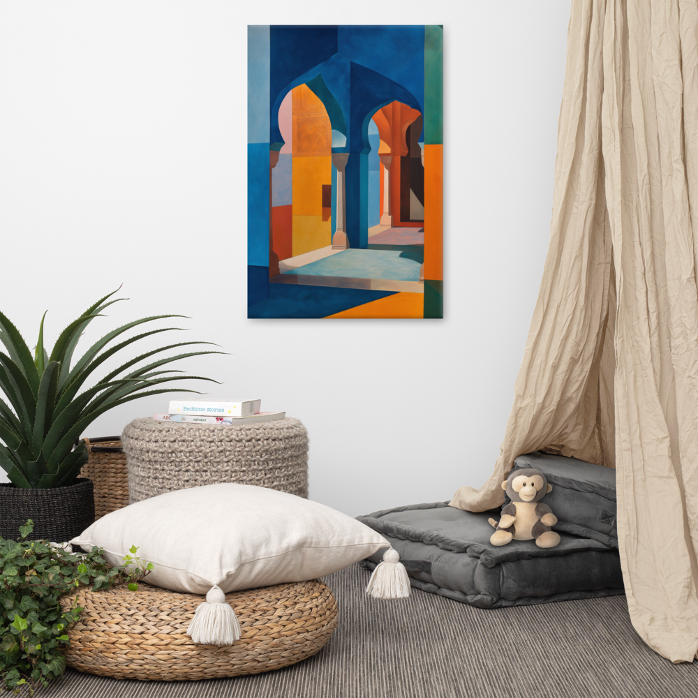 Color and Shadow – Mughal Arches in Motion — view 6