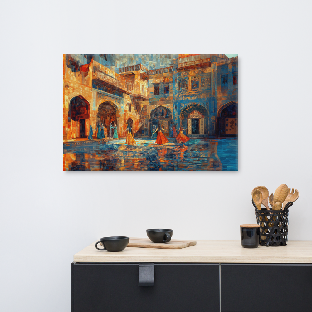 Courtyard in Color: A Mughal Mosaic Ballet — view 6
