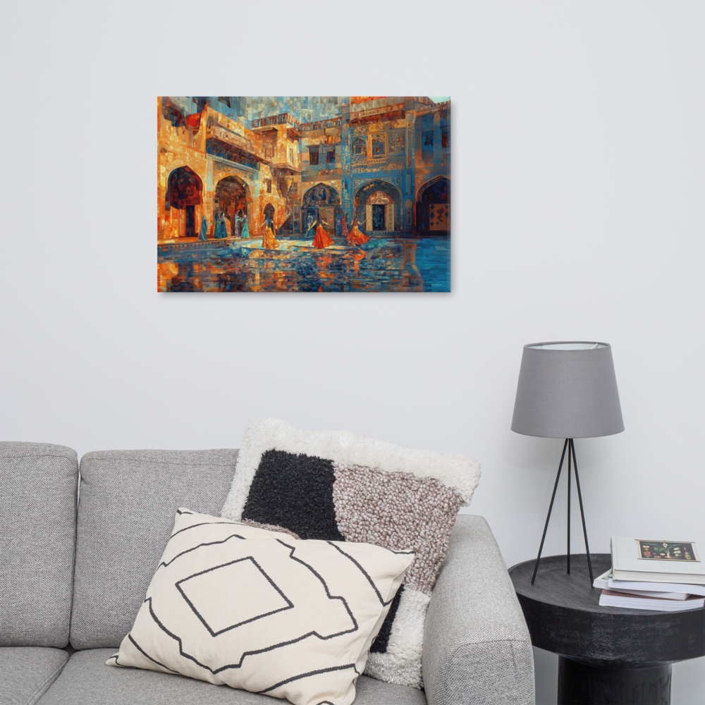 Courtyard in Color: A Mughal Mosaic Ballet — view 5