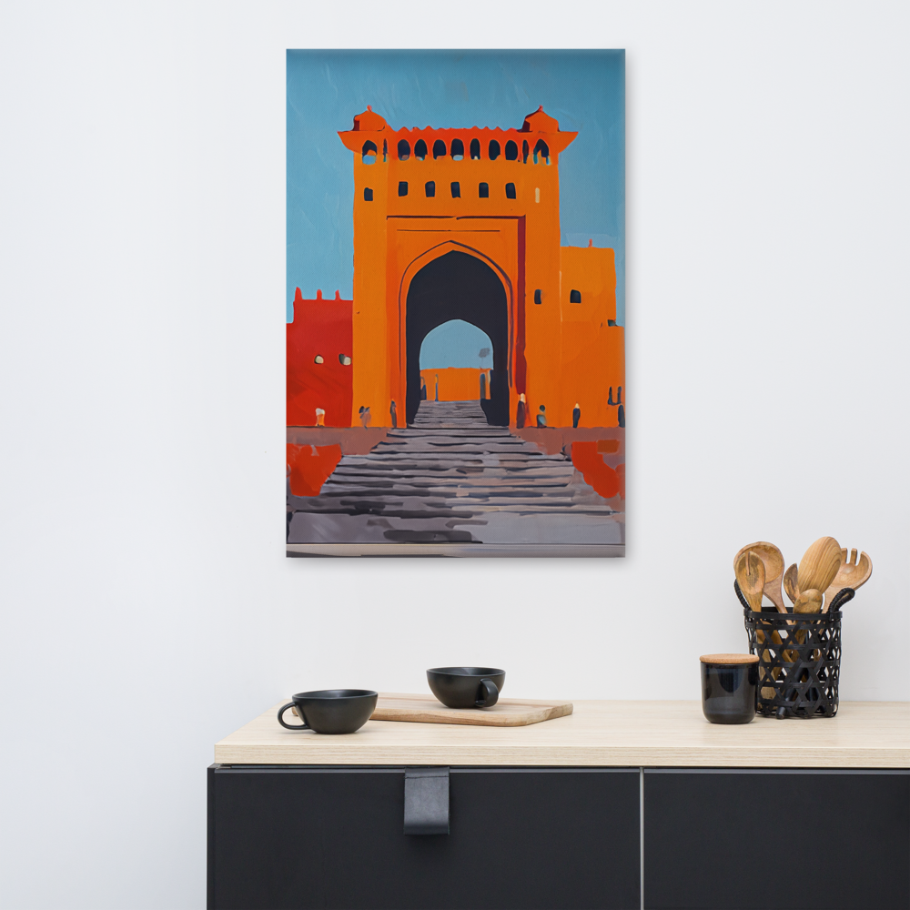 Sunlit Mughal Gateway – Buland Darwaza Inspiration — view 3