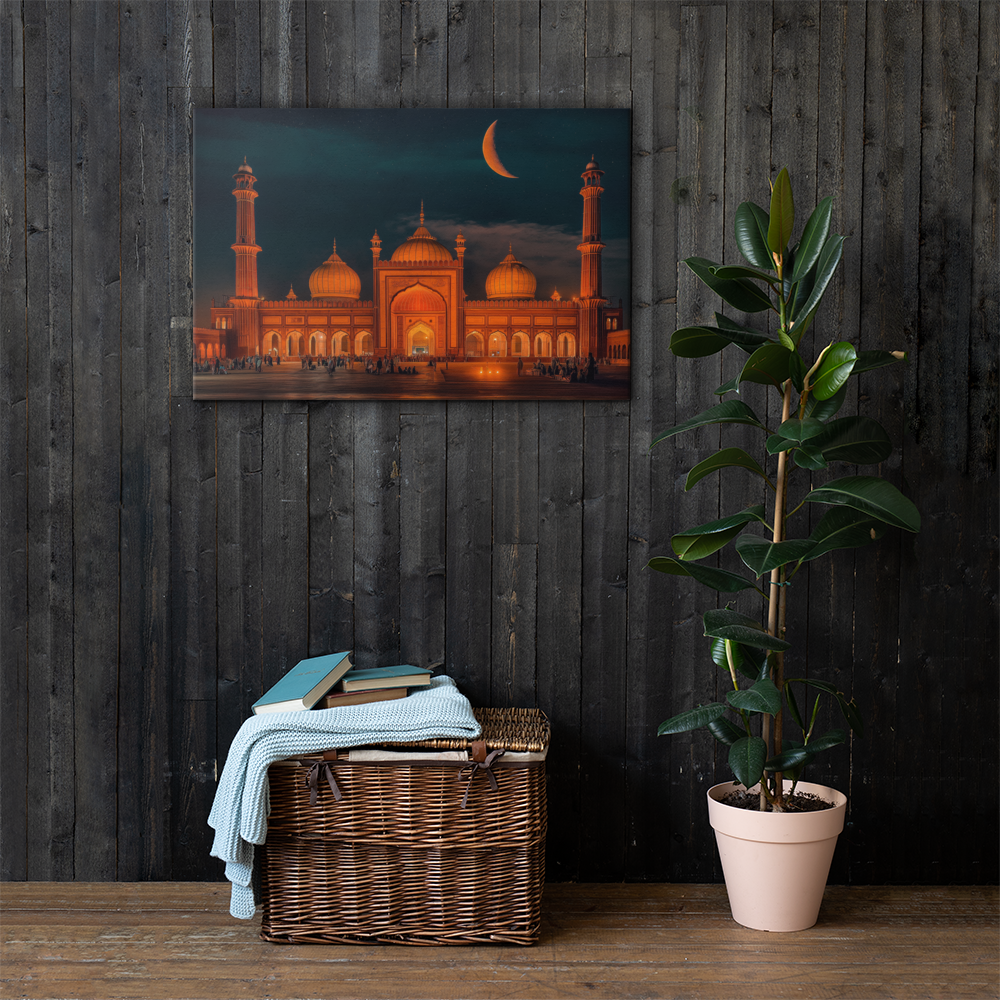 Chaand Raat Glow – Badshahi Mosque at Dusk — view 6