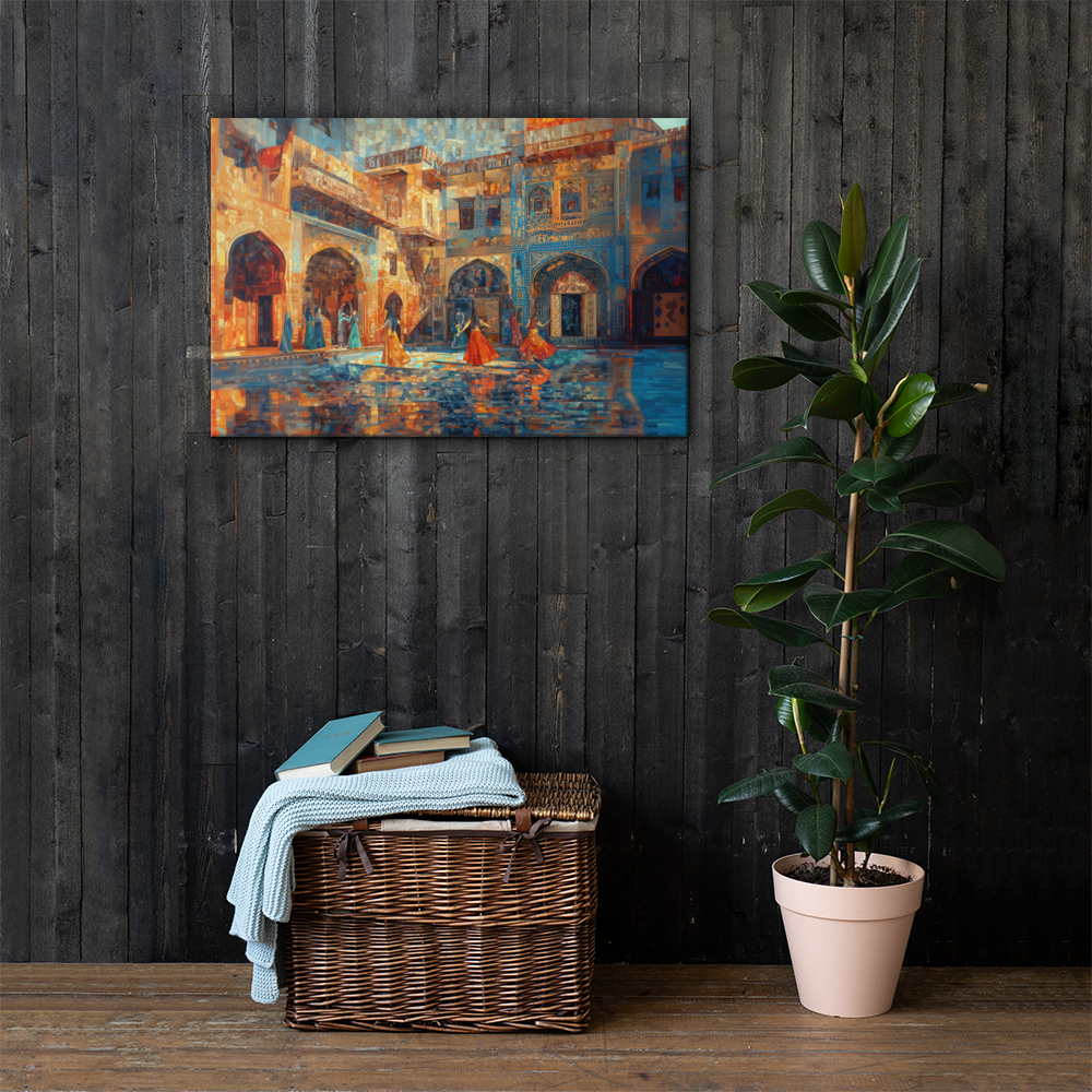 Courtyard in Color: A Mughal Mosaic Ballet — view 4
