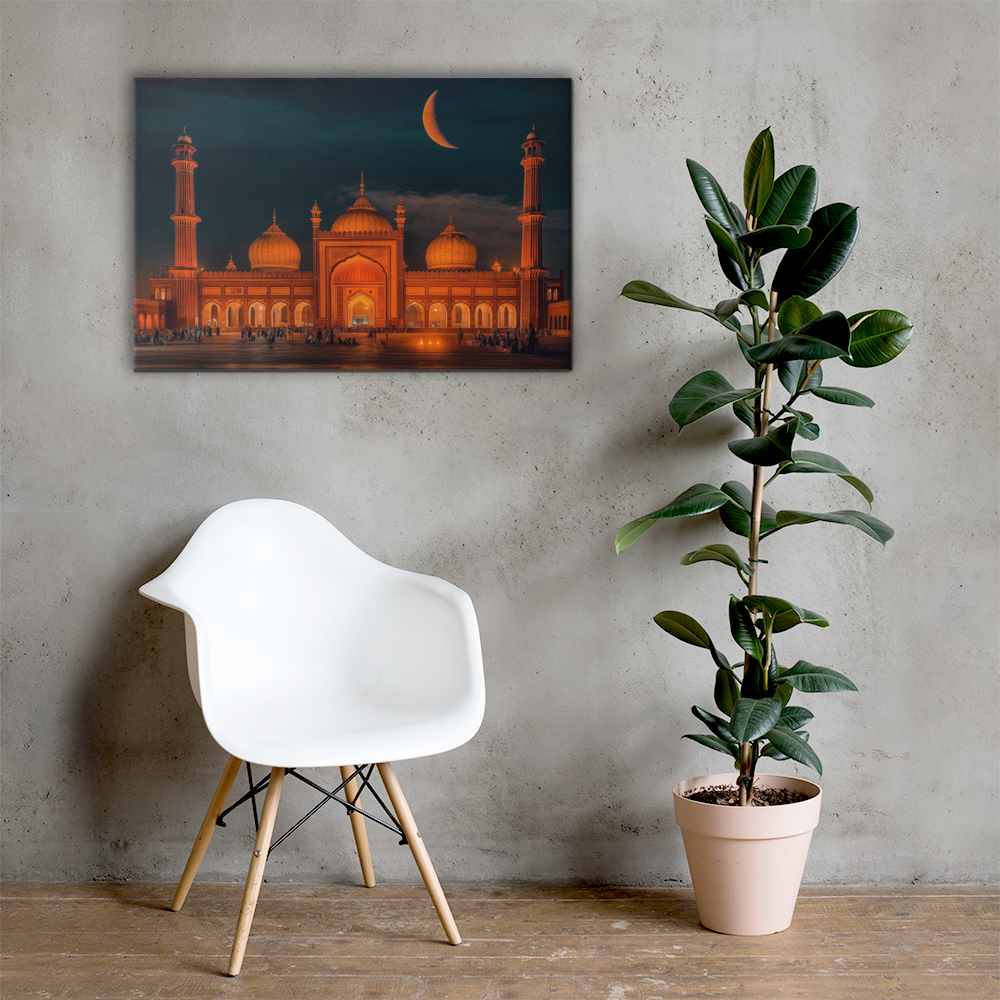 Chaand Raat Glow – Badshahi Mosque at Dusk — view 7