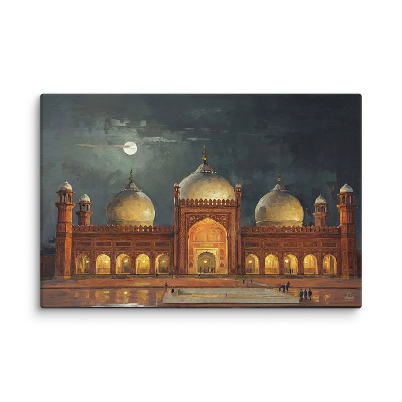 Moonlit Badshahi Mosque