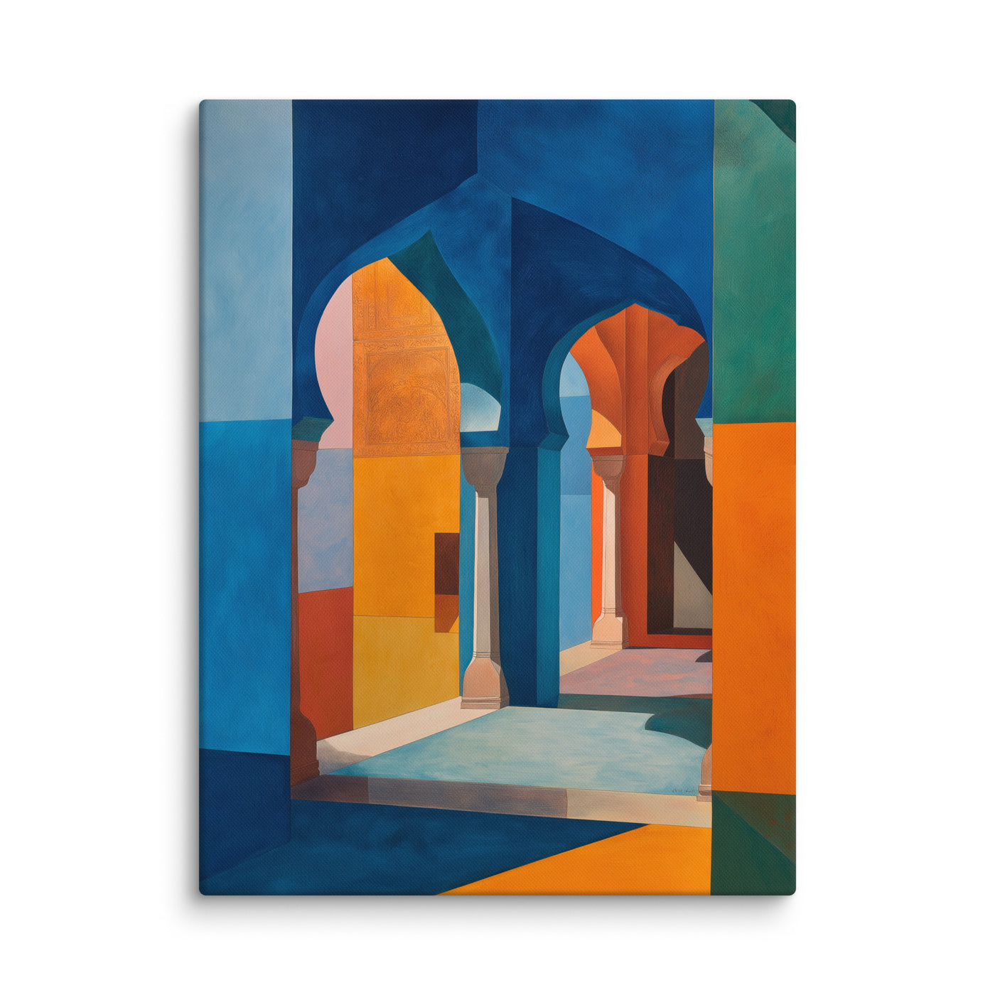 Color and Shadow – Mughal Arches in Motion — view 3