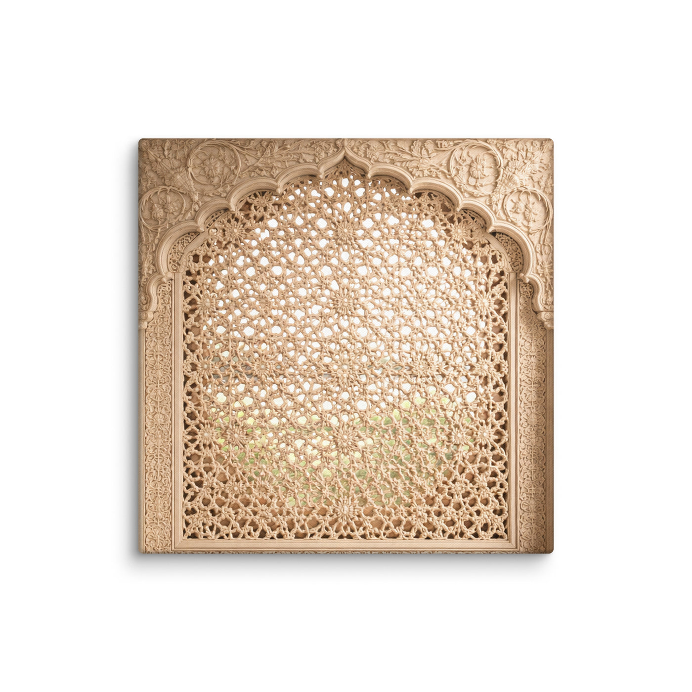 Mughal Jali Window Canvas — view 3