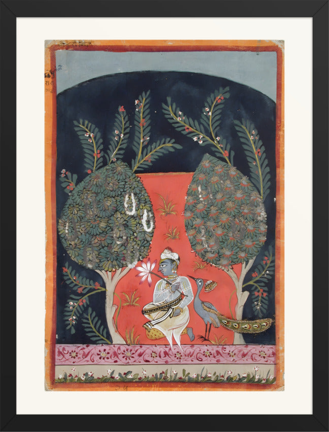 Chateri Ragini — Restored Rajput Wall Art — view 12