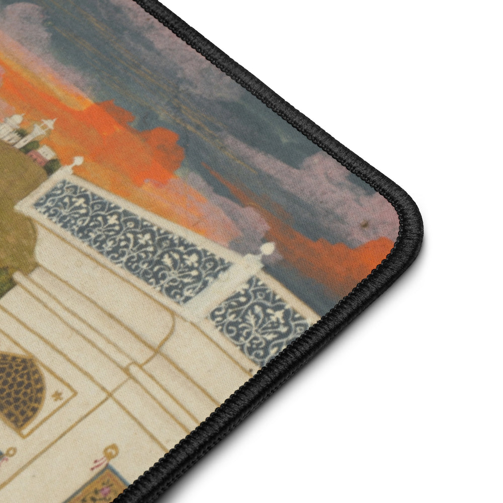 A Blindfolded Suitor Before a Princess — Mughal Art Desk Mat — view 4