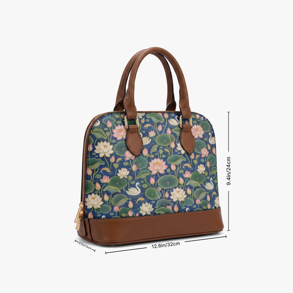 Kamal Talai — Lotus Pond Navy Dome Handbag — view 9