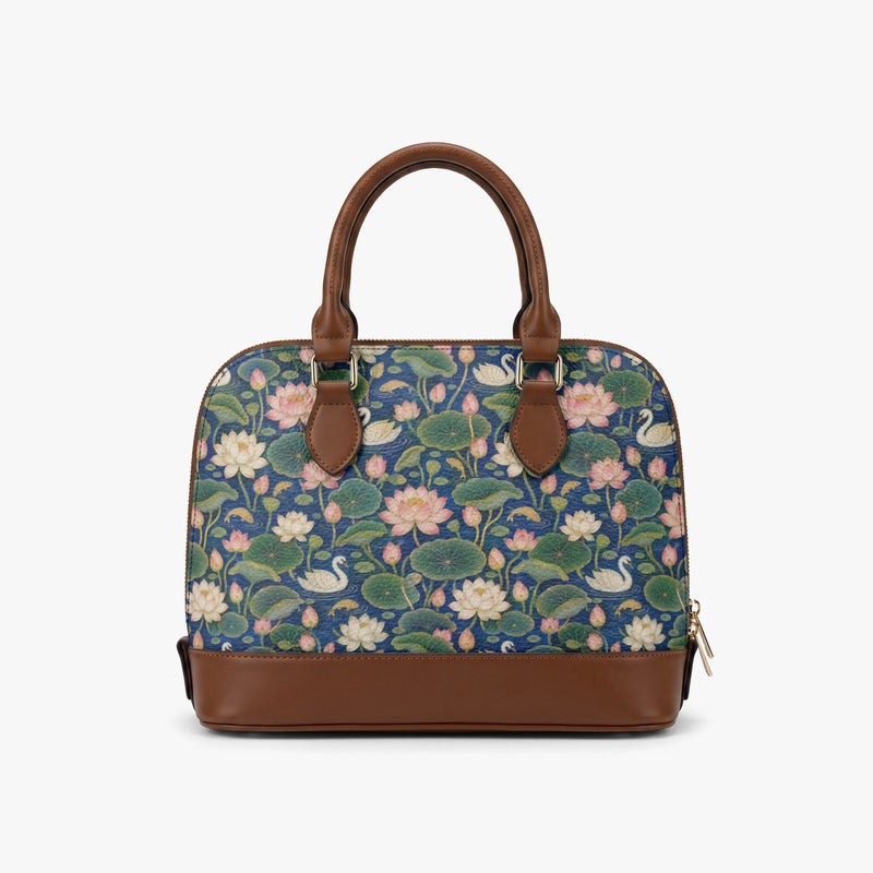 Kamal Talai — Lotus Pond Navy Dome Handbag