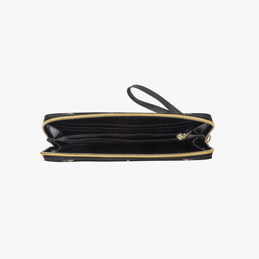 Taj Mahal — Black & Gold Wristlet Clutch Wallet — view 7
