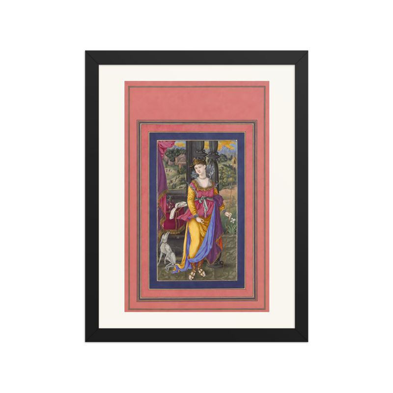 Diana, Goddess of the Hunt — Davis Album | Restored Persian Wall Art