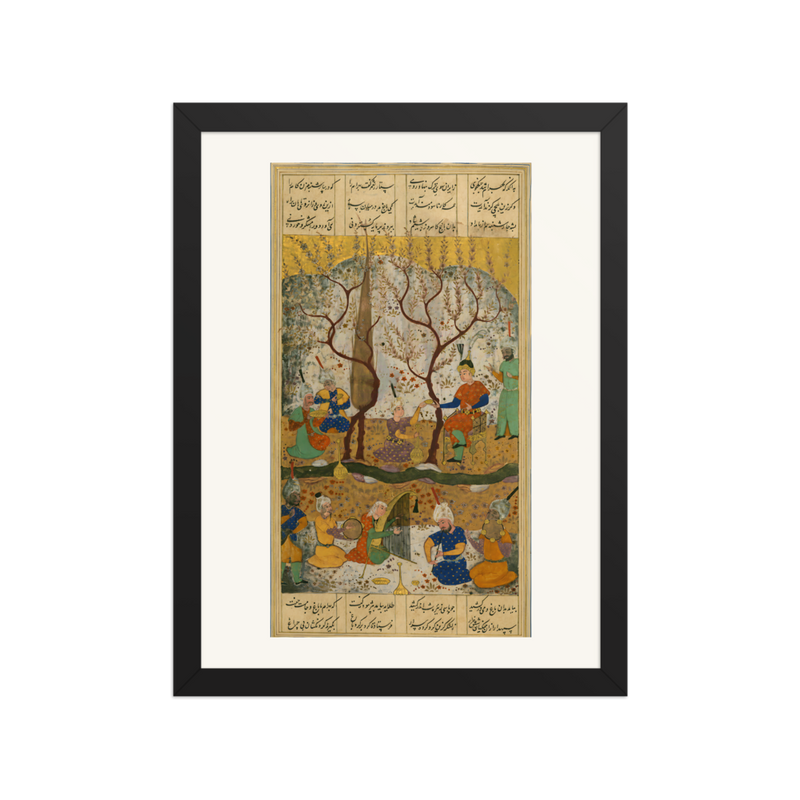 Bahram Gur Enthroned After Killing Two Lions