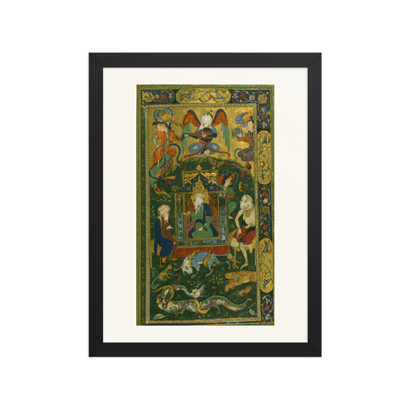 King Solomon Enthroned