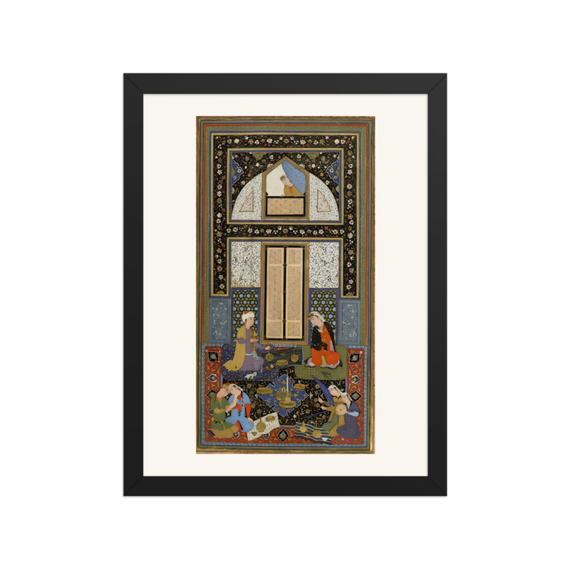 Bahram Gur in the Black Pavilion — Haft Manzar, Bukhara 1538