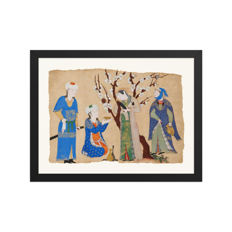 Wine Drinking in a Spring Garden — Herat c.1430