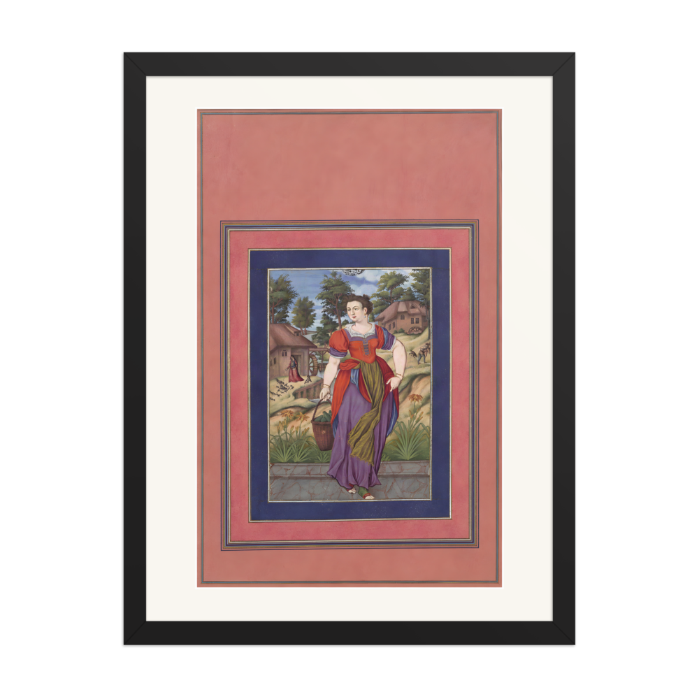 Summer, from the Four Seasons — Davis Album | Restored Persian Wall Art — view 4